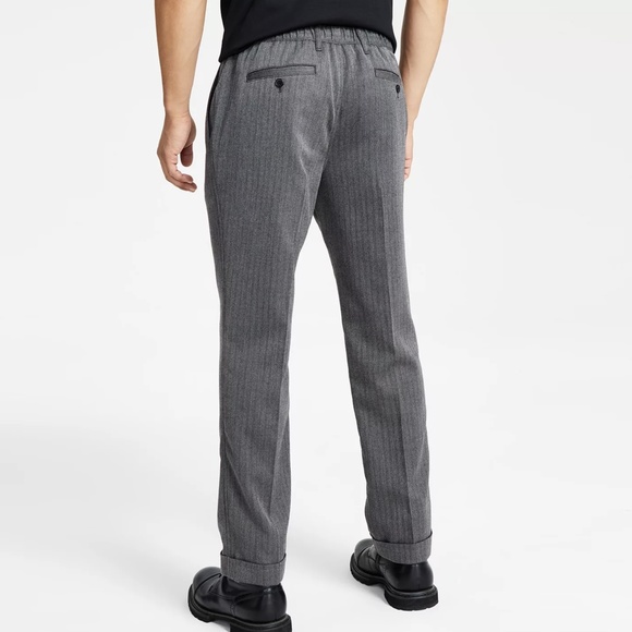 Men’s Herringbone Pleated Suit Pants XL INC International Concepts - Picture 2 of 13